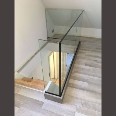 Glasværn til trappe - trappeværn i glas